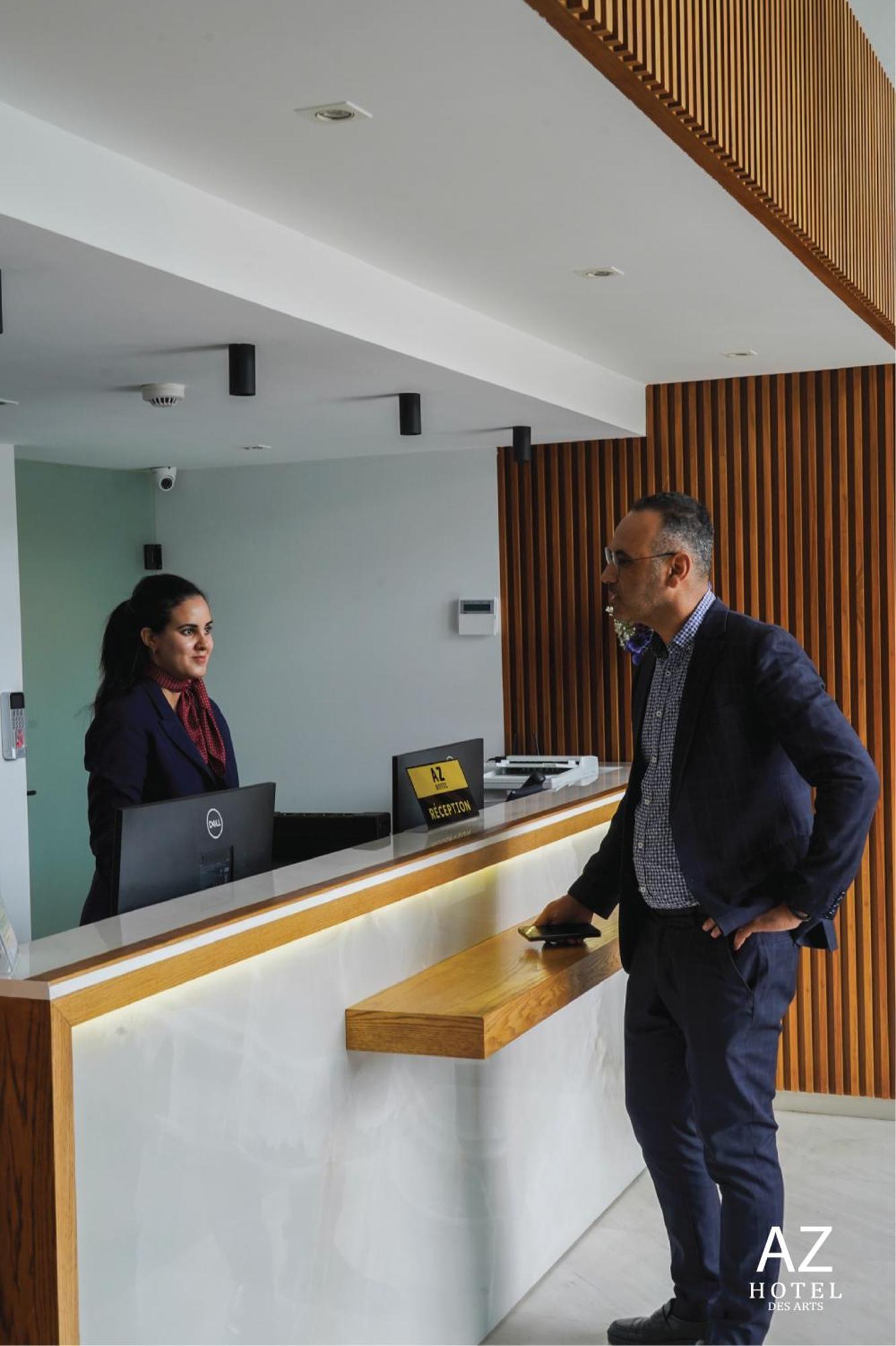 Az Hotel Des Arts Rabat Bagian luar foto