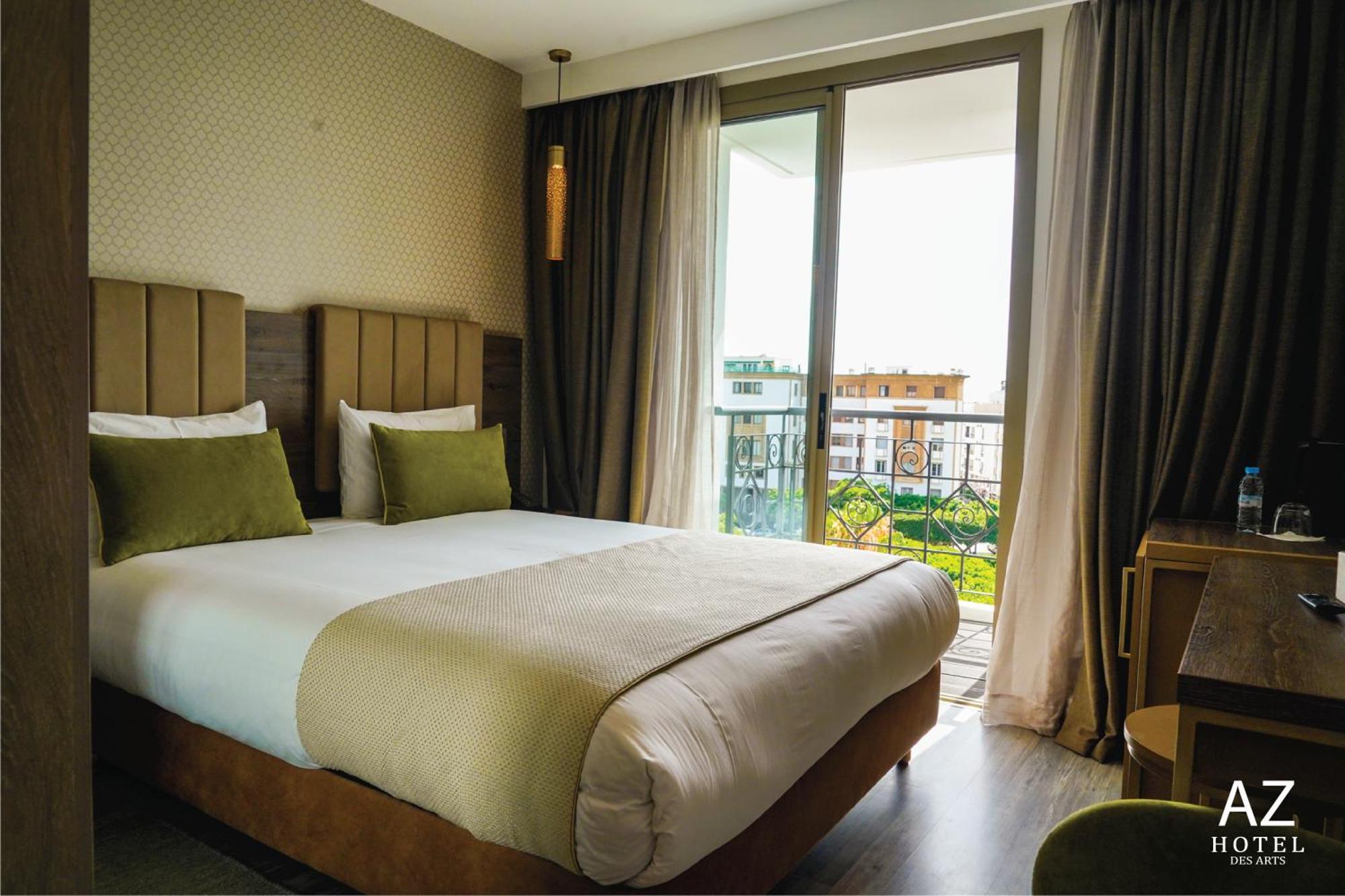 Az Hotel Des Arts Rabat Bagian luar foto